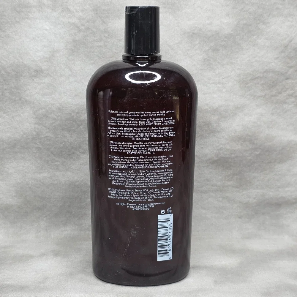 AMERICAN CREW Shampoo Power Cleanser‎ Style Remover for Men, 33.8 oz